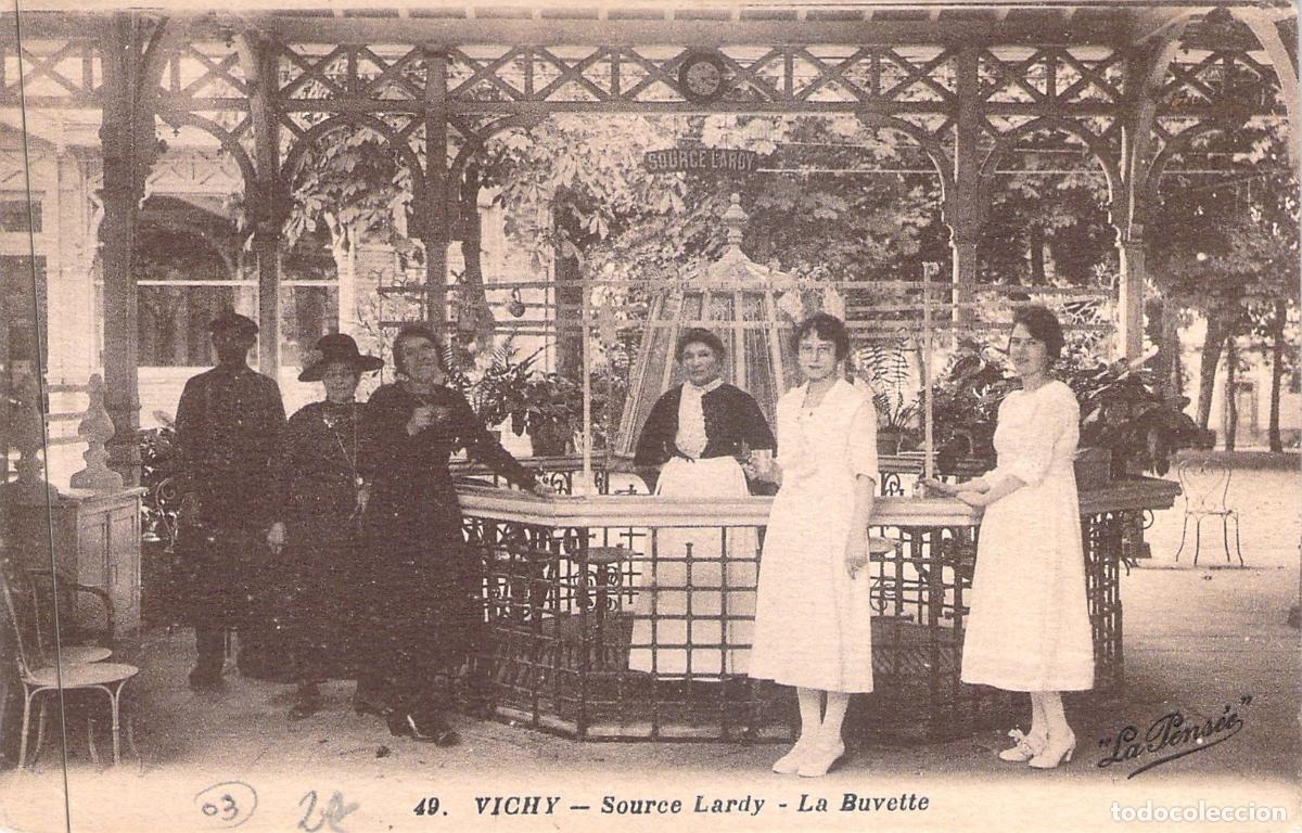 Postcards: Postal de Vichy - Source Lardy, La Buvette, Francia