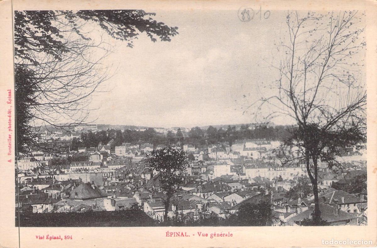 Postcards: Postal de &Eacute;pinal, Francia - Vista General del Paisaje Urbano