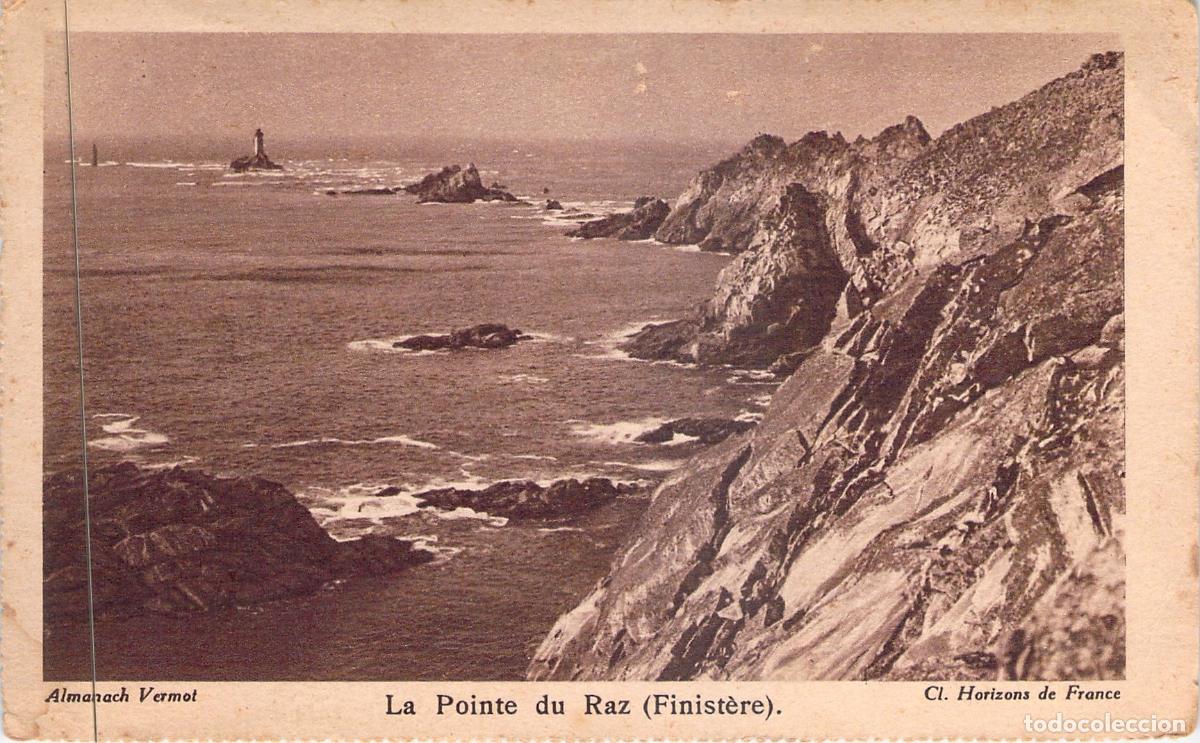 Postcards: Tarjeta Postal La Pointe du Raz Finist&egrave;re Francia Paisaje Costero