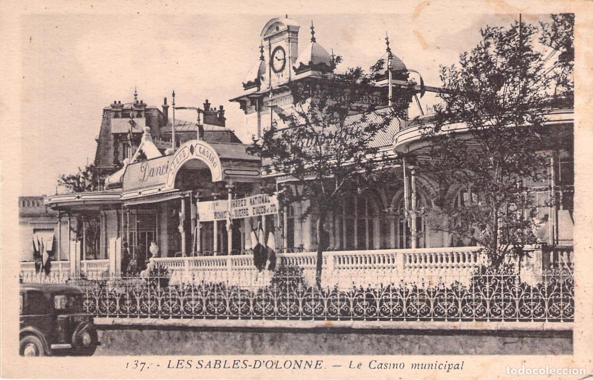 Postkarten: Postal de Les Sables-d'Olonne, Francia - Casino Municipal