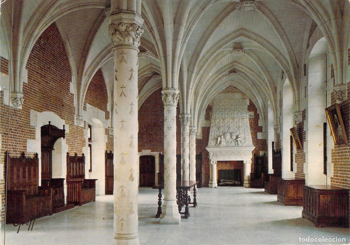 Postales: Postal Castillo de Amboise - La Sala de los Estados