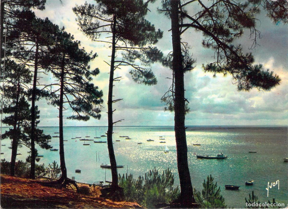 Postales: Postal de Arcachon, Crep&uacute;sculo en la Bah&iacute;a de Arcachon