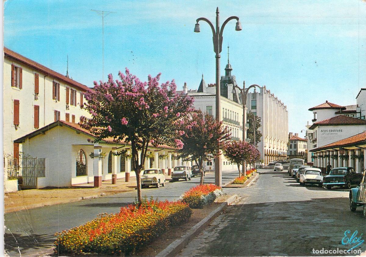 Postales: Postal de Dax: La Nouvelle Avenue y Hotel Splendid en Landes