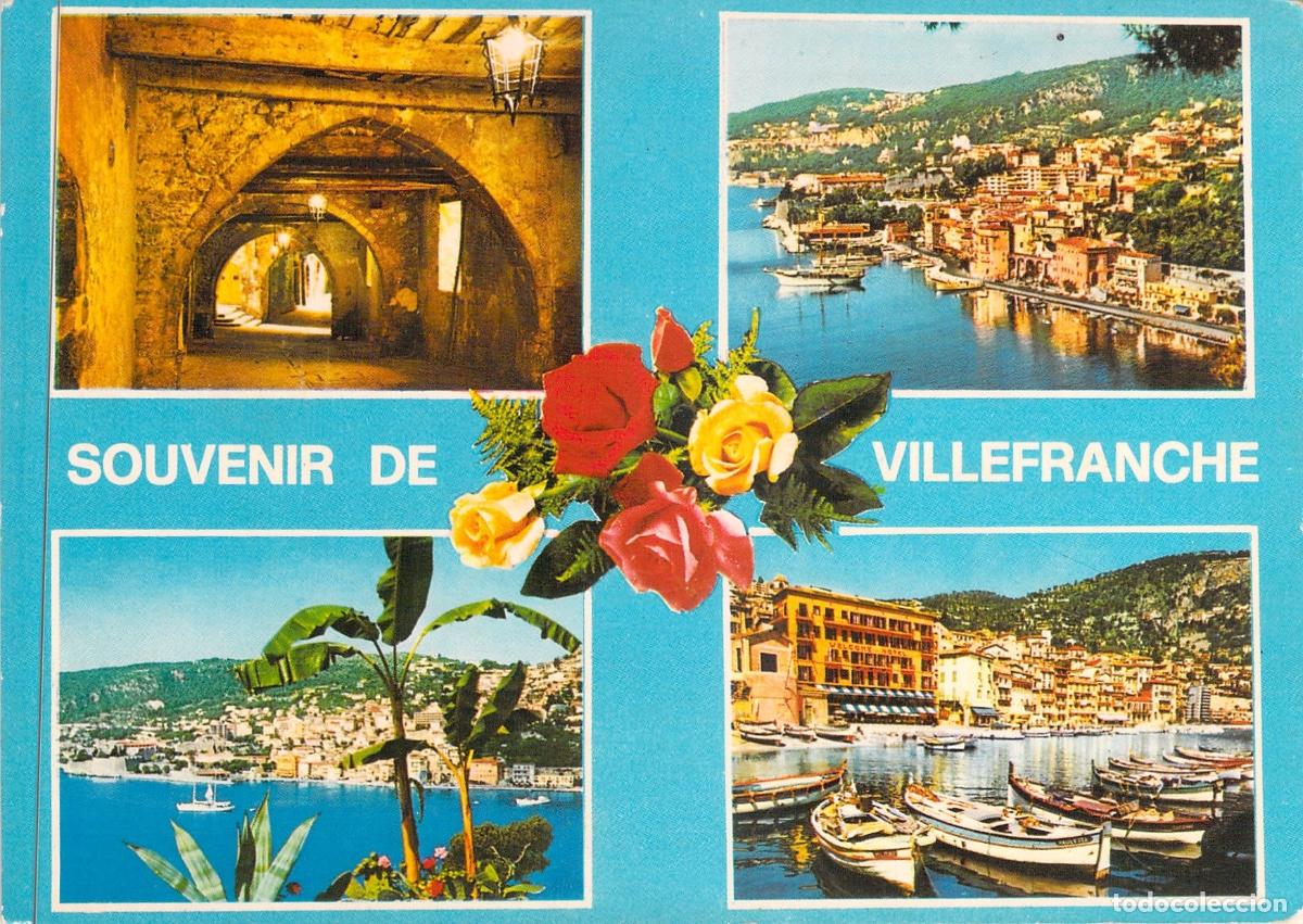 Postales: Postal de Villefranche-sur-Mer Costa Azul Francia Multivista