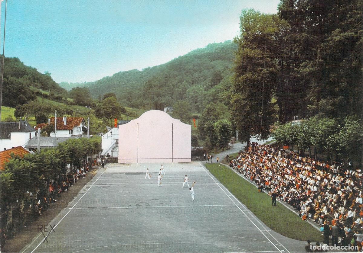Postales: Postal de Pelota Vasca en Tardets-Sorholus, Pa&iacute;s Vasco Franc&eacute;s