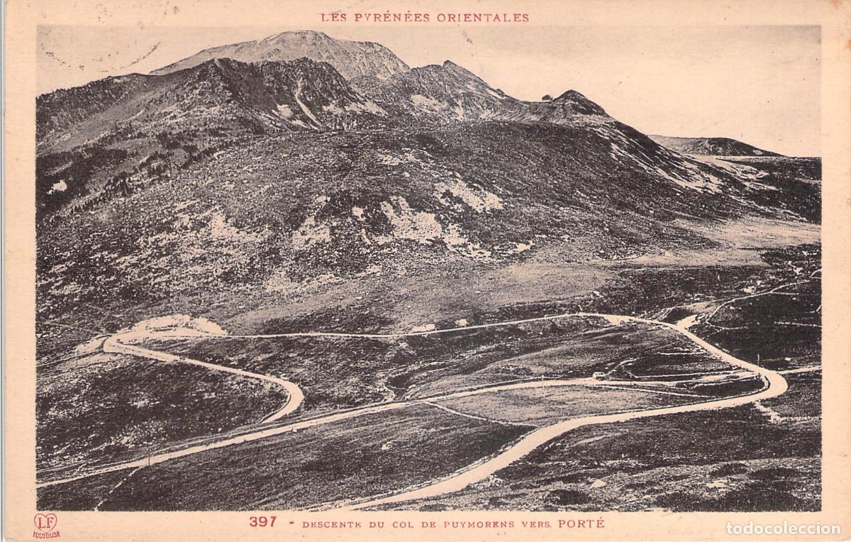 Postales: Postal Paisaje Col de Puymorens hacia Port&eacute;, Pirineos Orientales