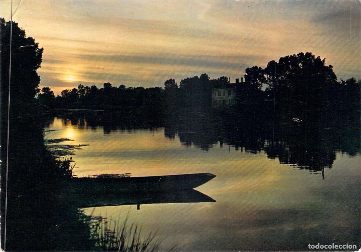 Postales: Postal de La Venecia Verde al Atardecer, Deux-S&egrave;vres, Francia