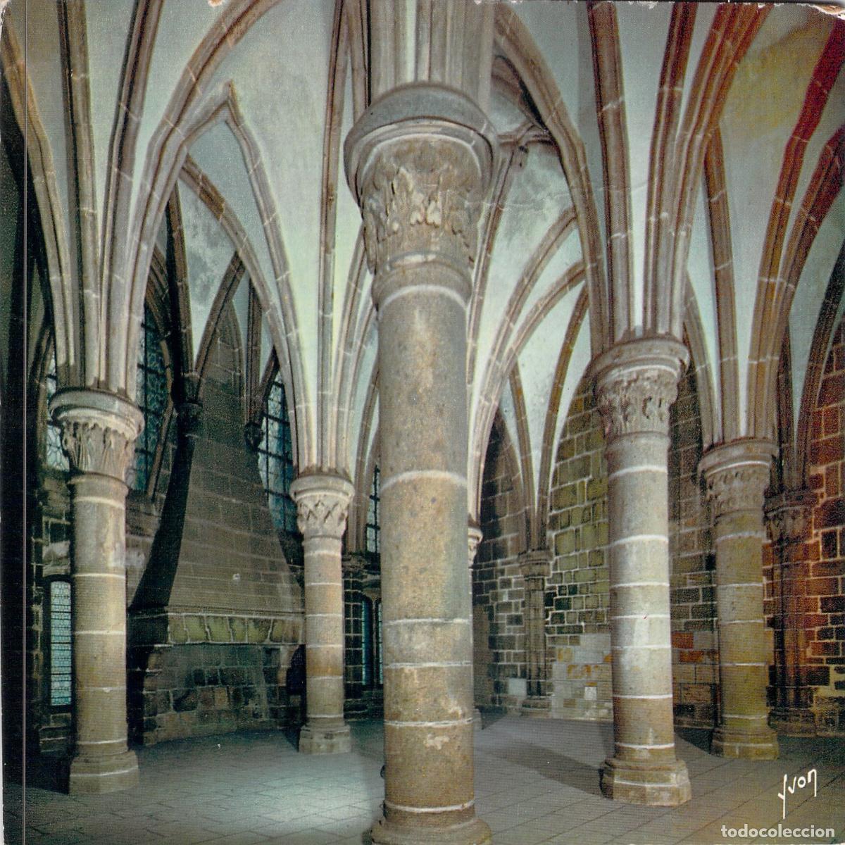 Postales: Postal Abad&iacute;a de Mont Saint-Michel, Sala de los Caballeros