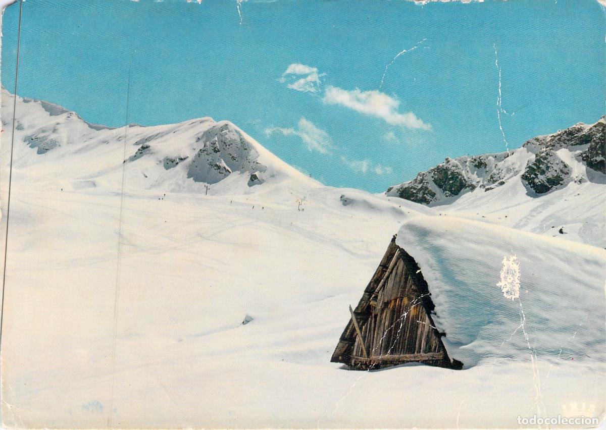 Postales: Postal de los Alpes Franceses con Paisaje Nevado en Super-Sauze