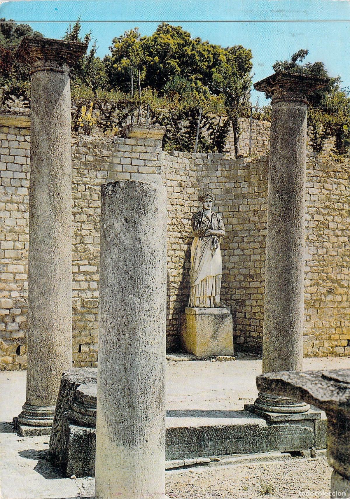 Postales: Postal de Vaison-la-Romaine, Estatua de la Emperatriz Sabina, Francia