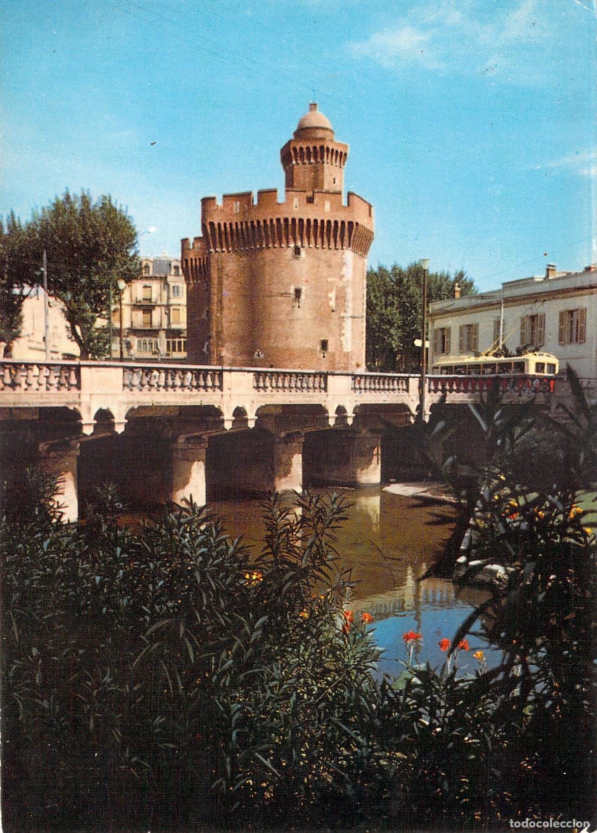 Postales: Postal de Perpignan - Monumento Hist&oacute;rico Le Castillet, Francia