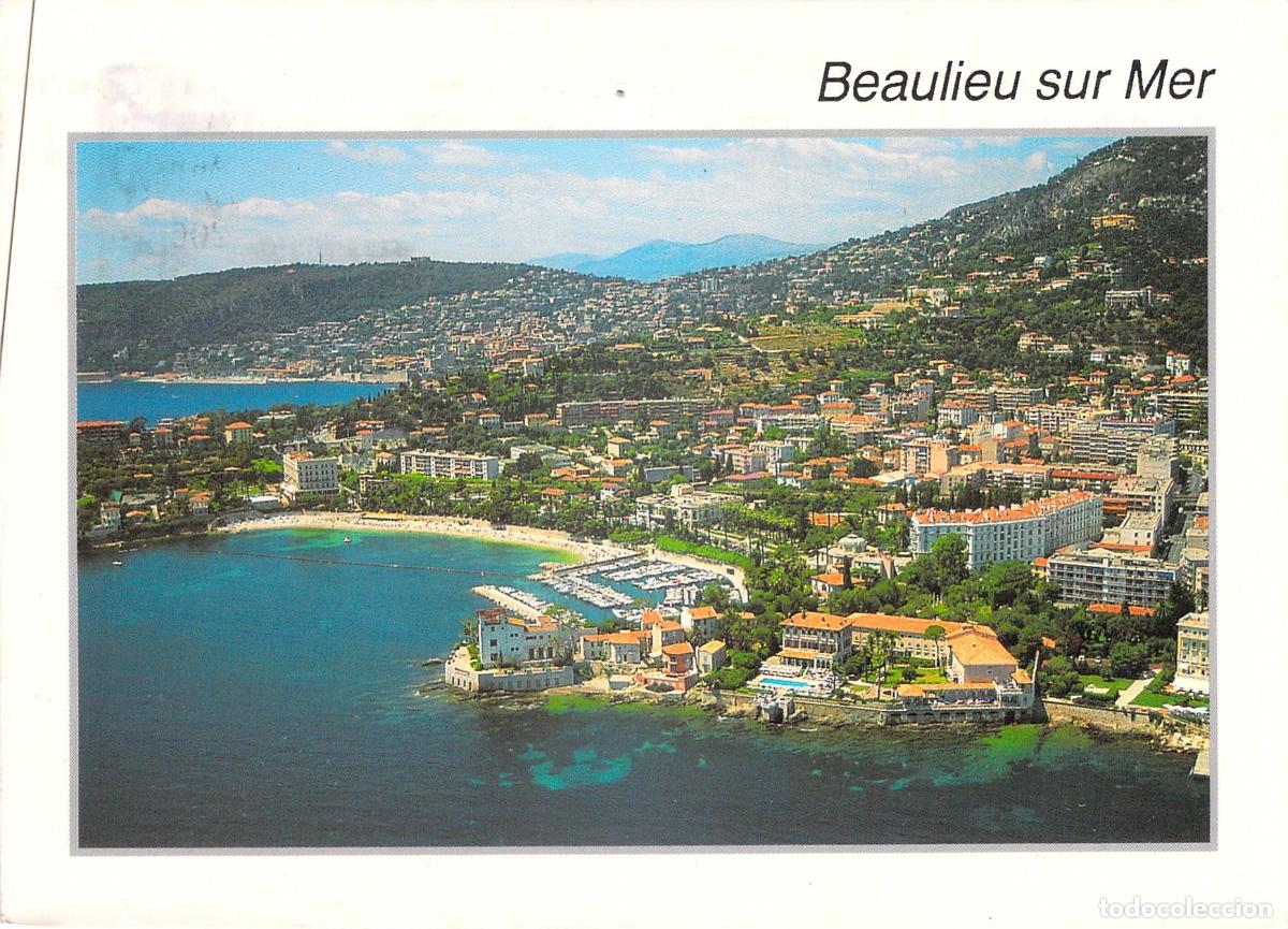 Postales: Postal de Beaulieu-sur-Mer, Alpes-Mar&iacute;timos, Vista A&eacute;rea