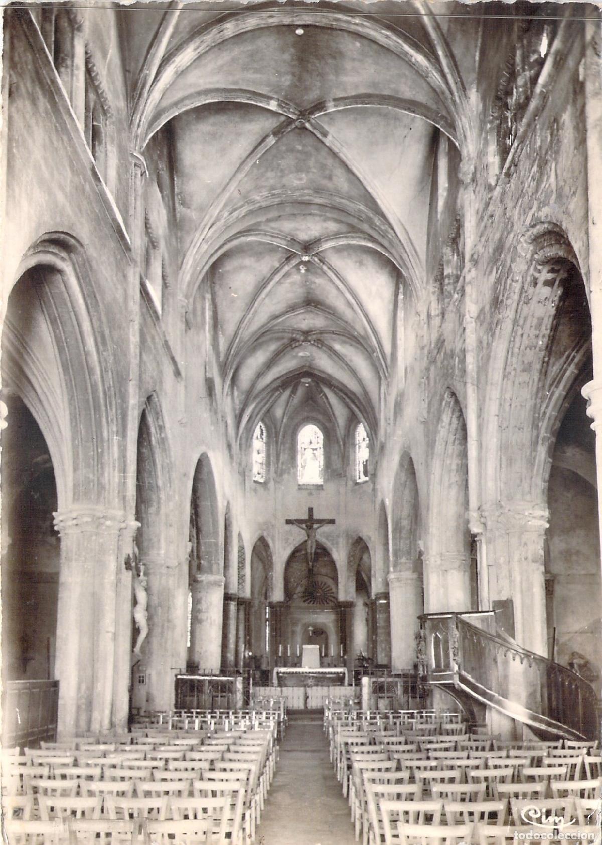 Postales: Postal del Interior de la Iglesia de Gannat, Allier, Francia