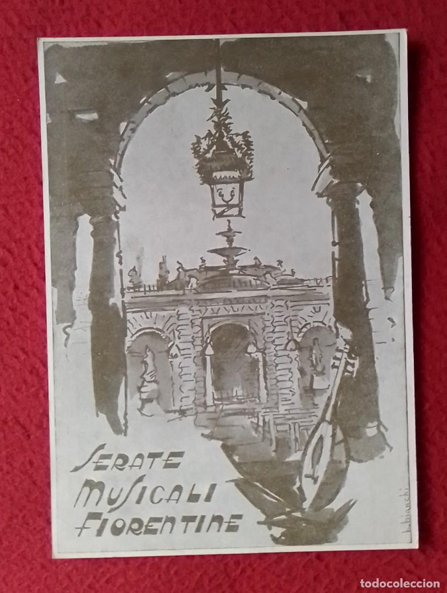 Postcards: POSTAL POST CARD CARTOLINA SERATE MUSICALI FIORENTINE FLORENCIA FIRENZE PALAZZO PITTI AIDEM..ITALIA.