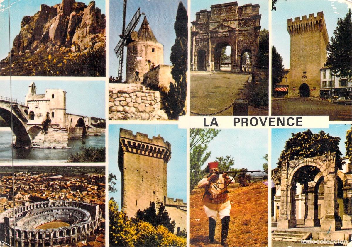 Postales: Postal Multivista de la Regi&oacute;n de Provenza, Francia