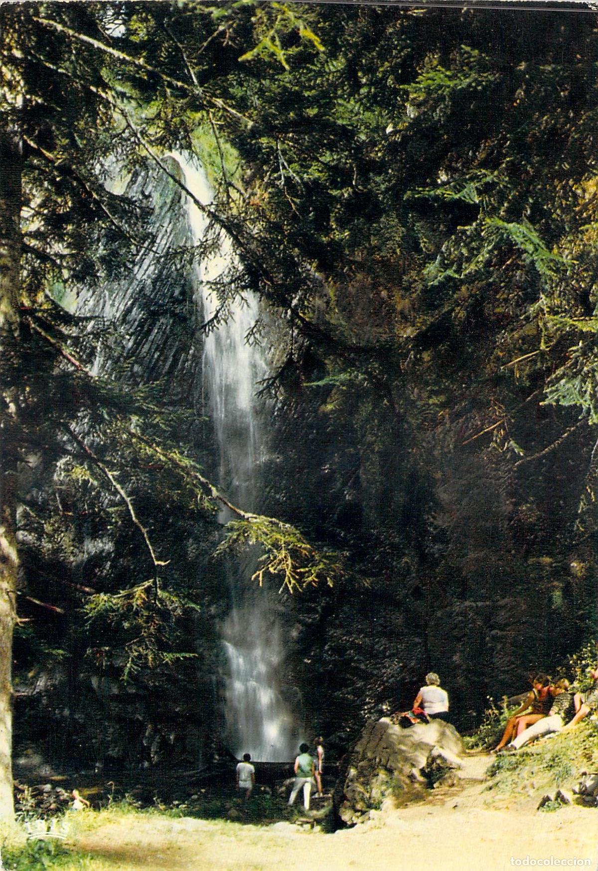 Postales: Postal Cascada de Queureuilh Auvergne Francia