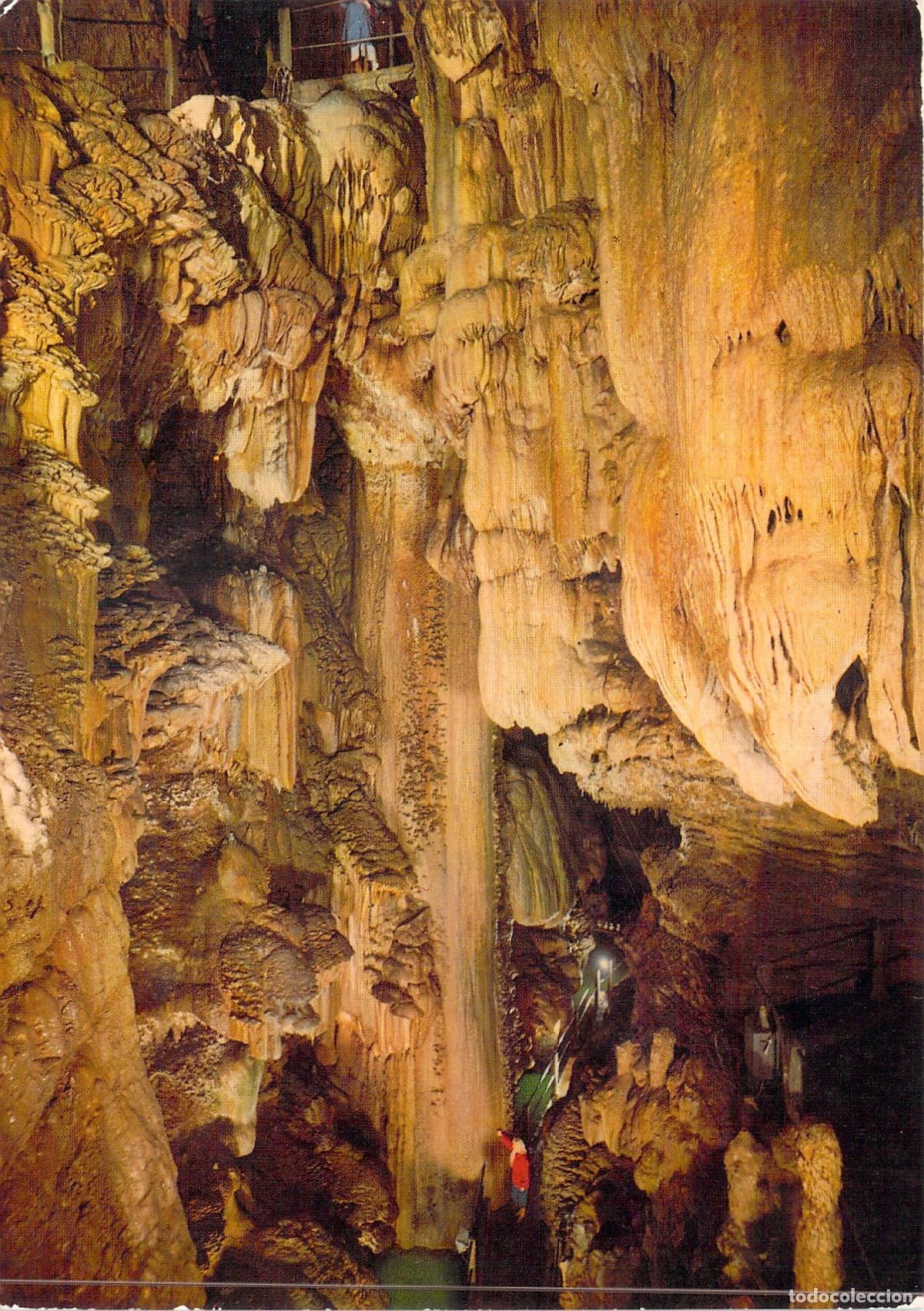 Postales: Postal Gouffre de Padirac, Gran Pilar del Paso del Cocodrilo, Francia
