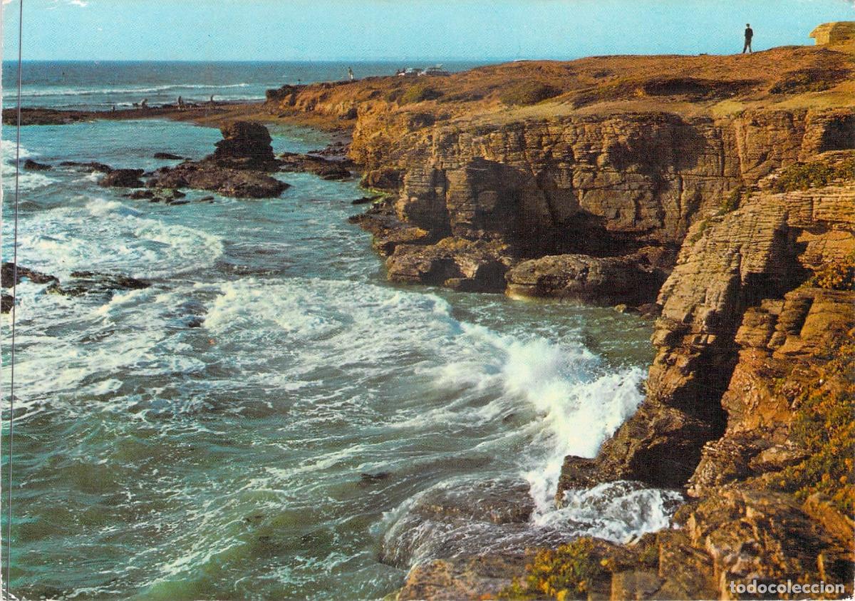 Postales: Postal de la Costa Salvaje en Pointe St-Gildas, Pr&eacute;failles, Francia