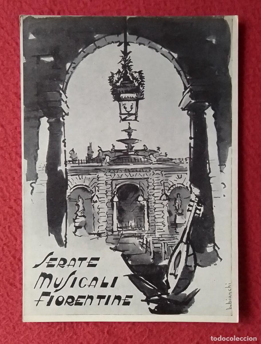 Postales: POSTAL POST CARD CARTOLINA SERATE MUSICALI FIORENTINE FLORENCIA FIRENZE PALAZZO PITTI AIDEM..ITALIA.