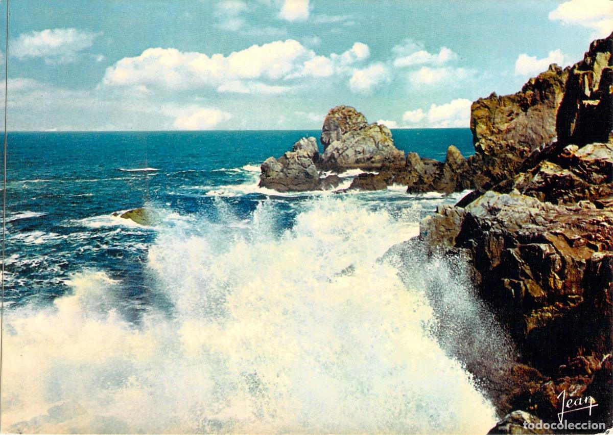 Cartes Postales: Postal de la Tormenta en Pointe du Van, Breta&ntilde;a, Francia