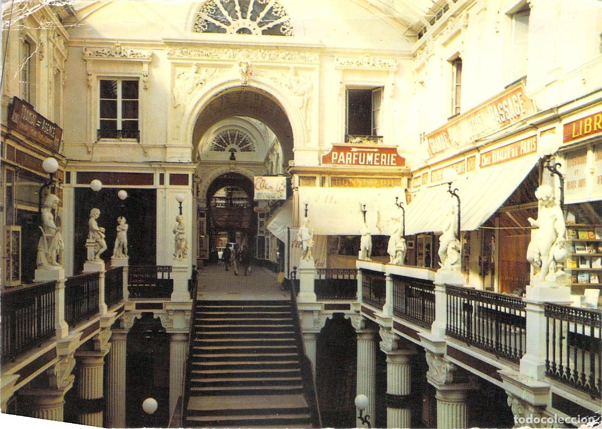 Postales: Postal de Nantes: El Hist&oacute;rico Pasaje Pommeraye, Loire-Atlantique