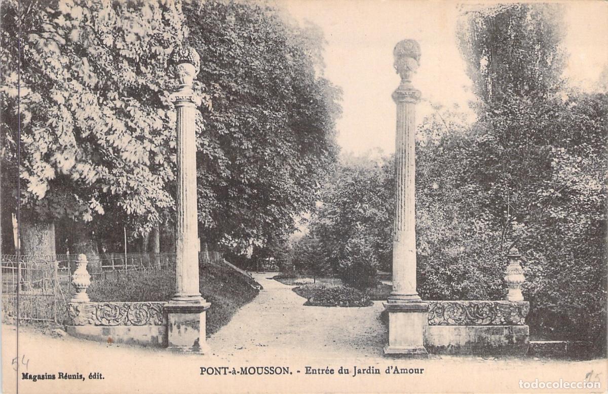 Postales: Postal de Pont-&agrave;-Mousson - Entrada al Jard&iacute;n de Amor en Francia