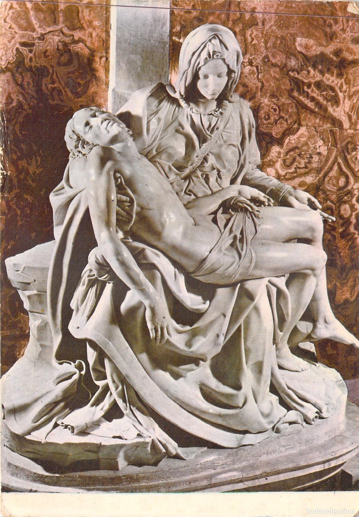 Postales: Postal La Piedad de Miguel &Aacute;ngel, Bas&iacute;lica de San Pedro, Roma