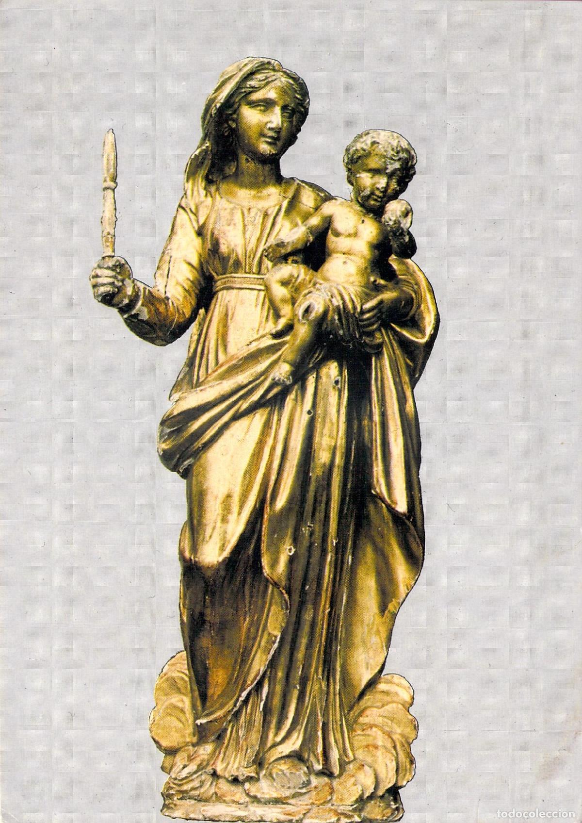Postales: Postal de Salers, Estatua de Notre-Dame de Lorette en Auvergne