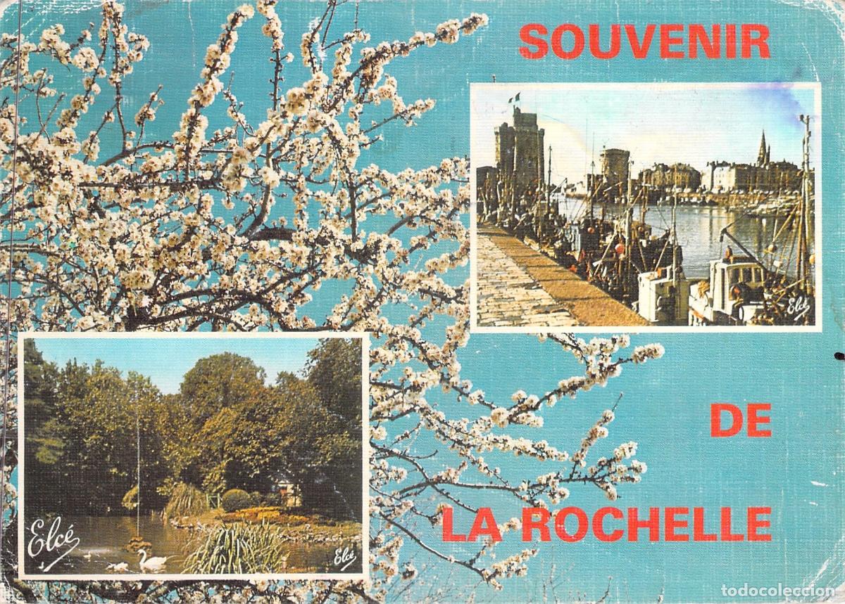 Postales: Postal de Recuerdo de La Rochelle - El Puerto y los Parques