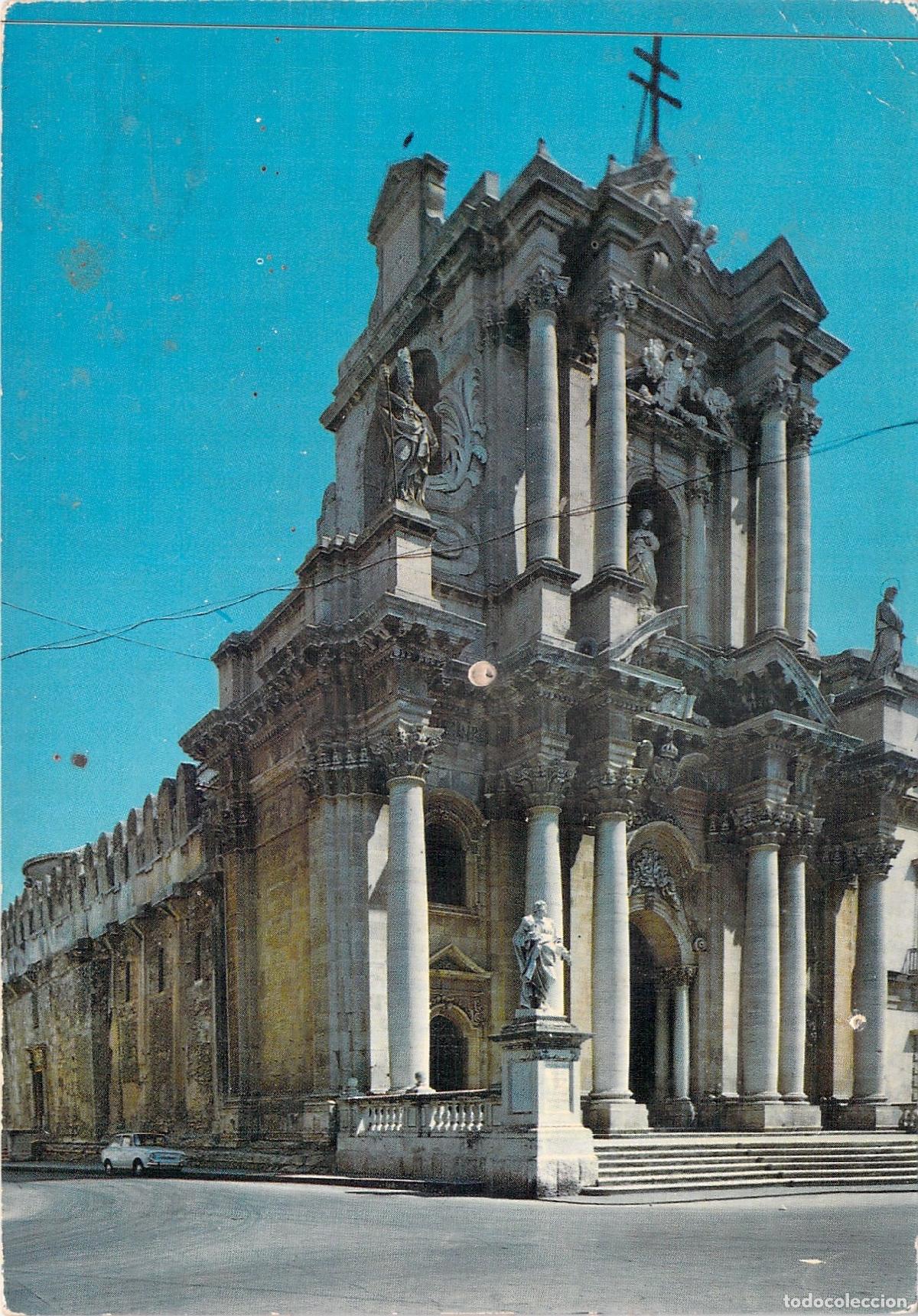 Postales: Postal de la Catedral y Templo de Minerva en Siracusa, Sicilia