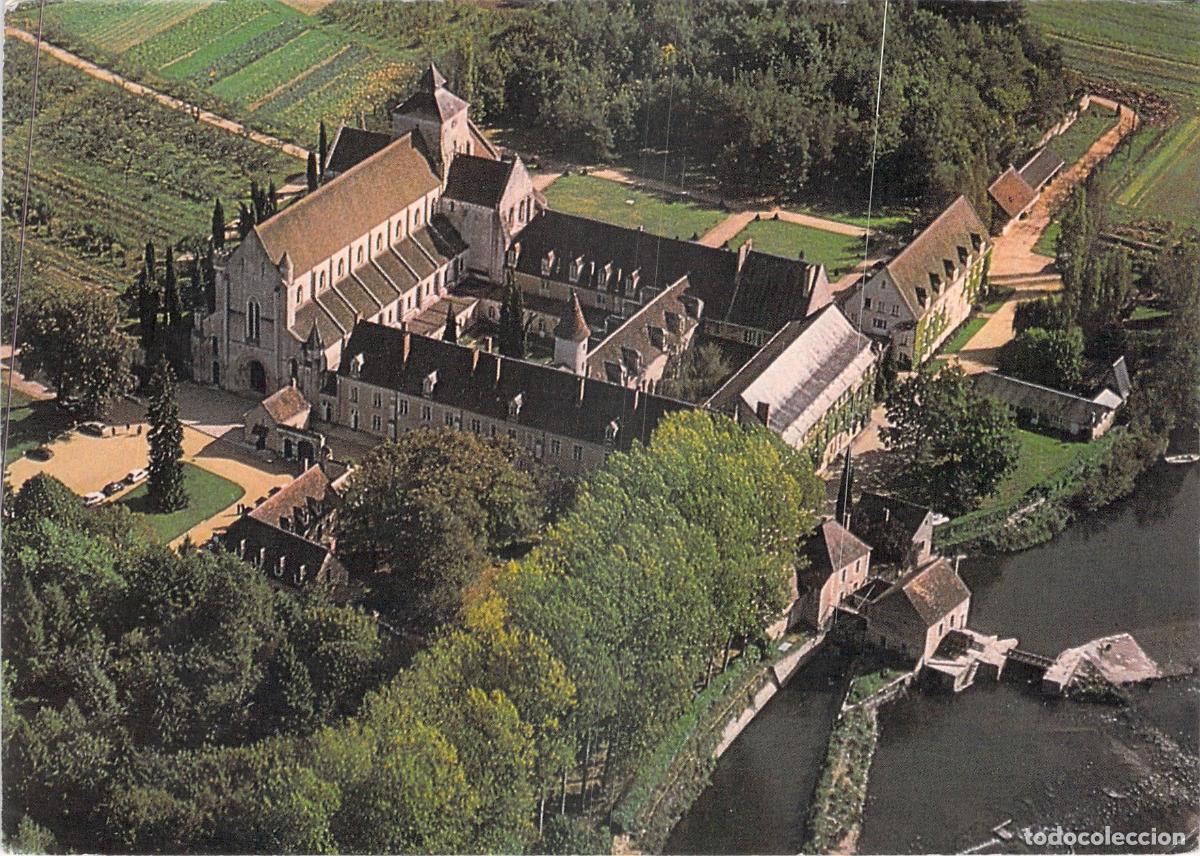 Postales: Postal de la Abad&iacute;a de Notre-Dame de Fontgombault - Vista A&eacute;rea