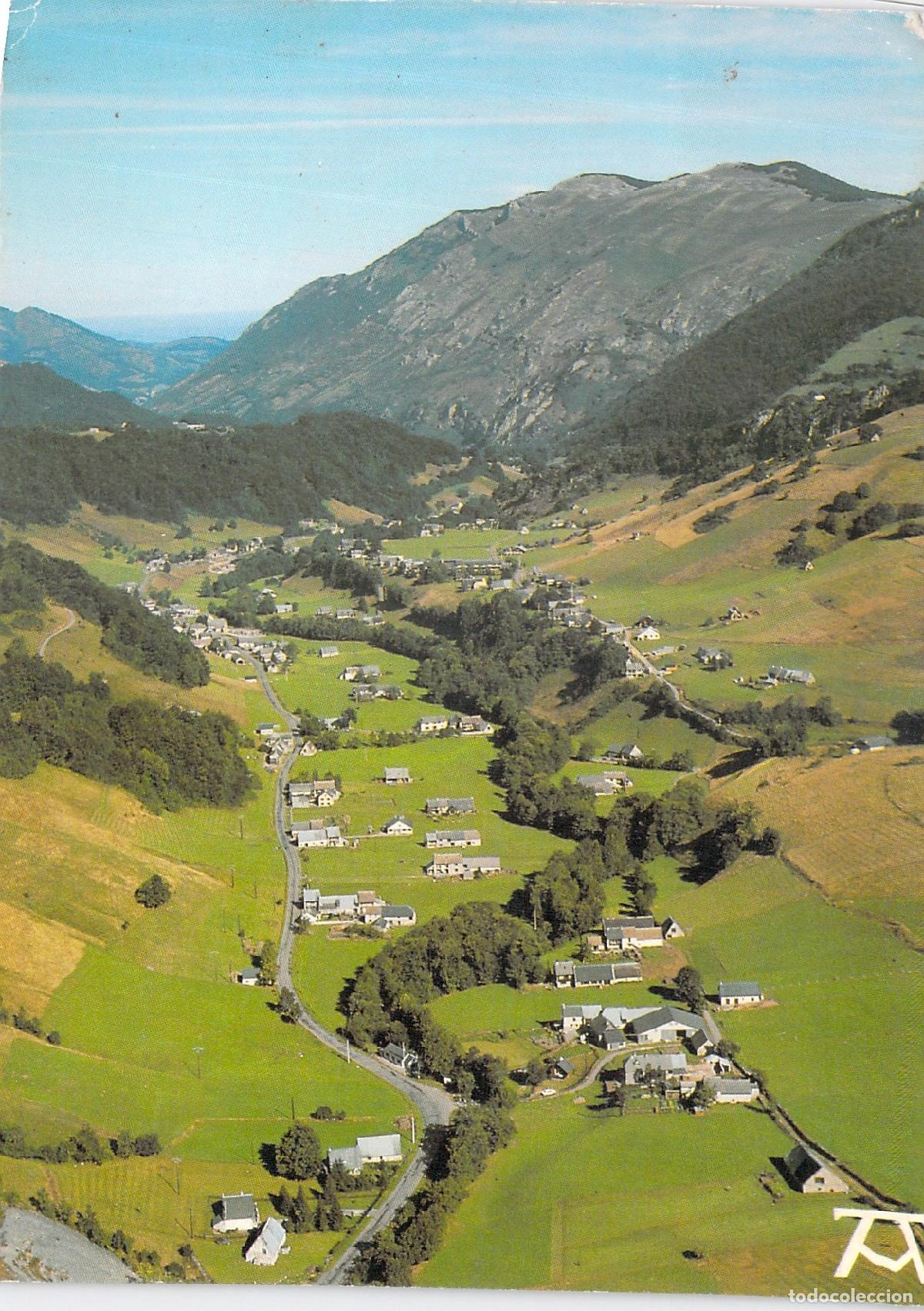 Postales: Postal de La S&eacute;oube, Valle de Campan, Pirineos - Vista A&eacute;rea