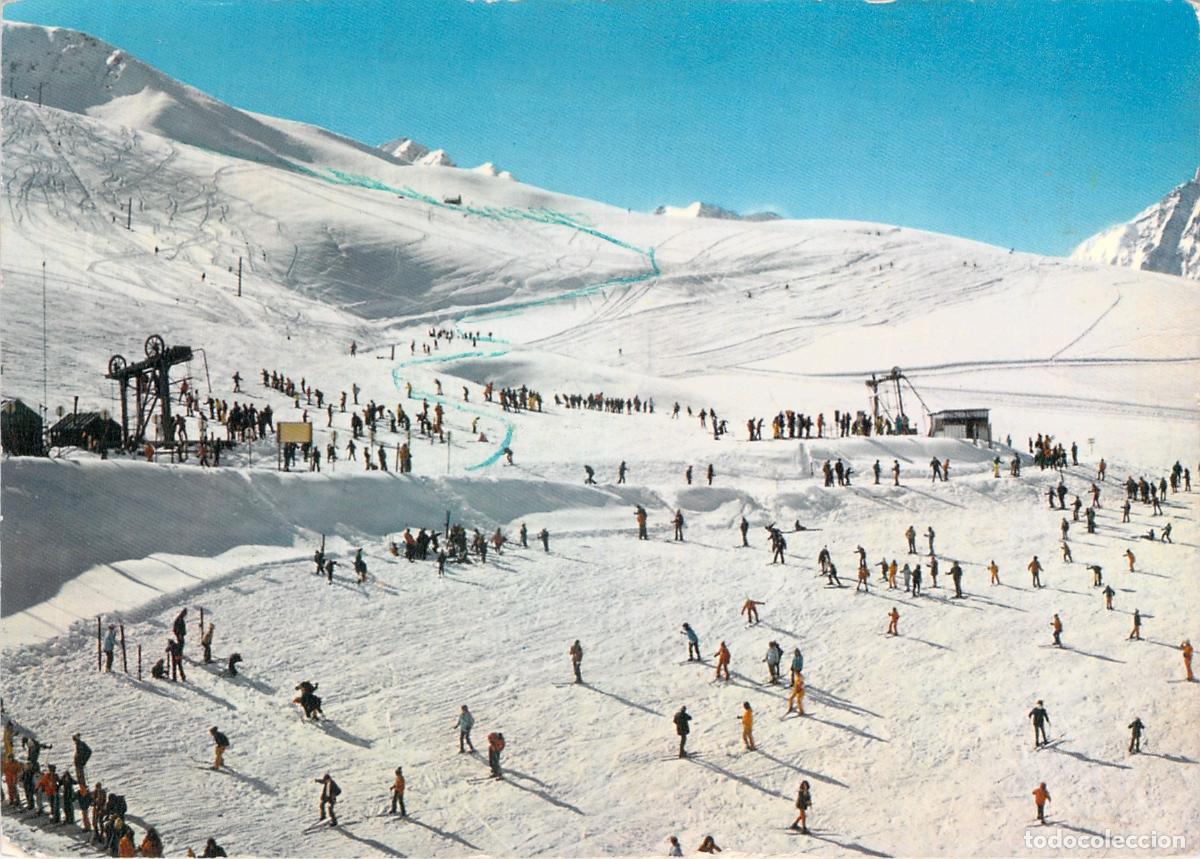 Postales: Postal de la Estaci&oacute;n de Esqu&iacute; Peyresourde en el Valle de Louron