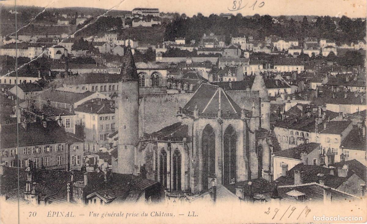 Postales: Tarjeta Postal de Epinal Francia Vista General desde el Castillo
