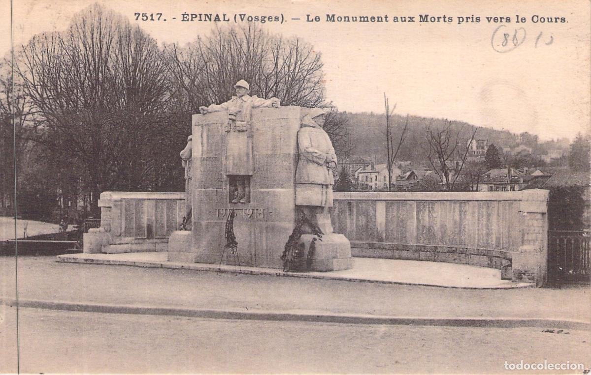 Postales: Tarjeta Postal Monumento a los Ca&iacute;dos en &Eacute;pinal, Francia
