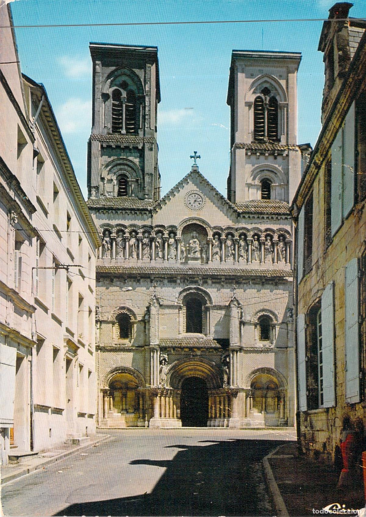 Postales: Postal de la Iglesia Saint-Jacques en Chatellerault, Francia