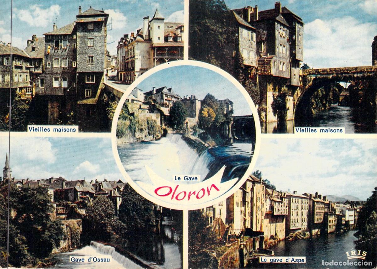 Postcards: Postal Multivista de Oloron-Sainte-Marie, Francia
