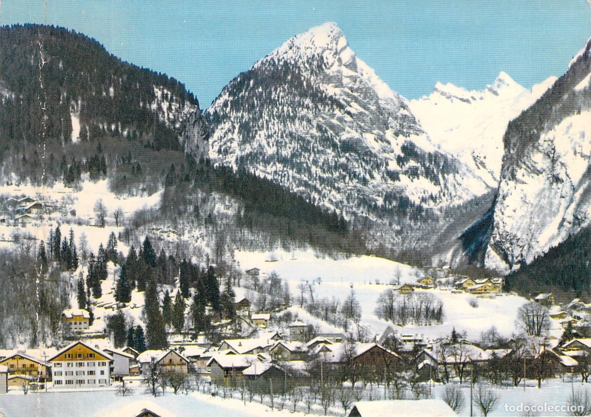 Postcards: Postal de Samo&euml;ns Vista General Deportes de Invierno Alpes Franceses