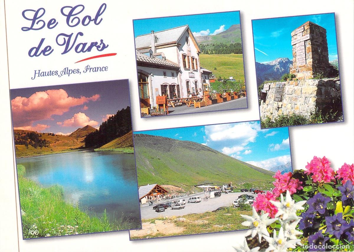 Postcards: Postal de Le Col de Vars en los Alpes Franceses - Paisajes y Flores