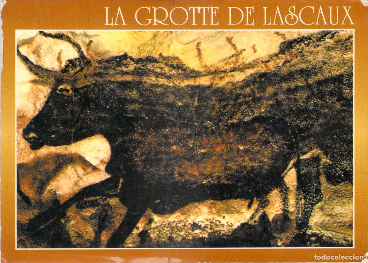 Cartoline: Postal de la Cueva de Lascaux Arte Prehist&oacute;rico Gran Toro