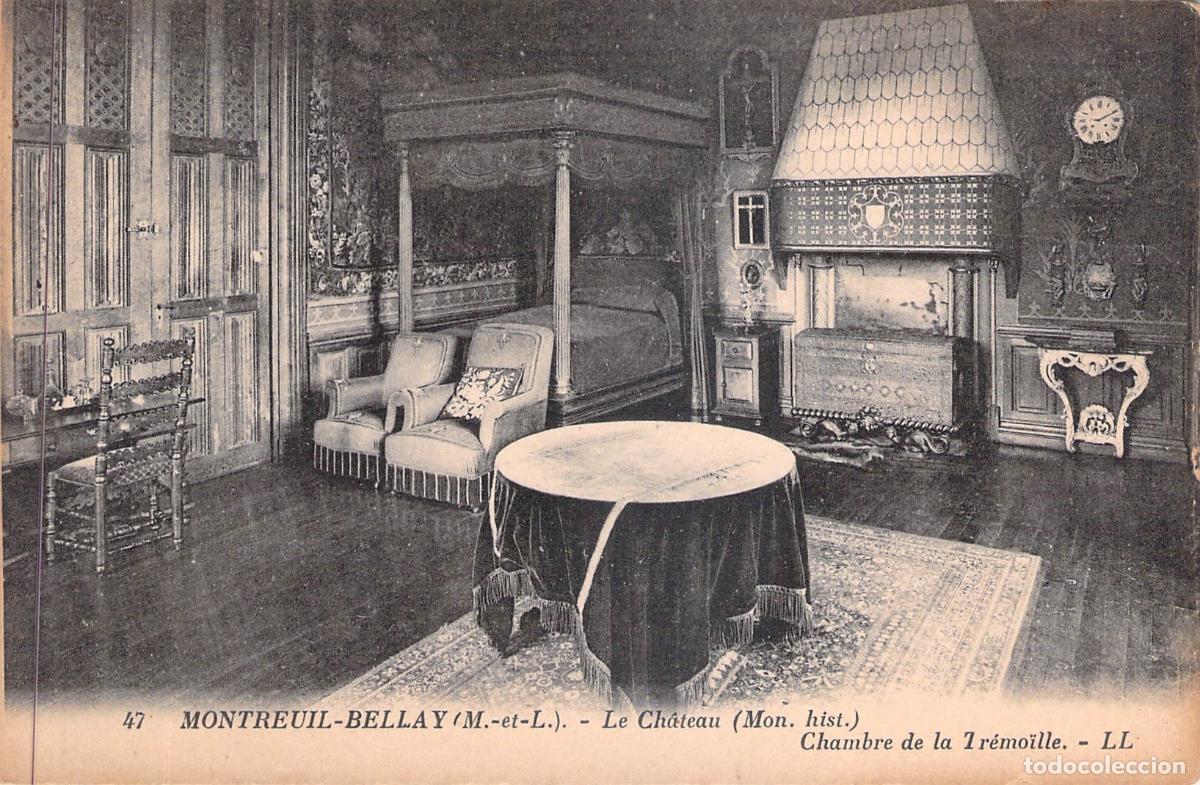 Postcards: Postal de la C&aacute;mara de la Tr&eacute;mo&iuml;lle, Castillo de Montreuil-Bellay, Francia