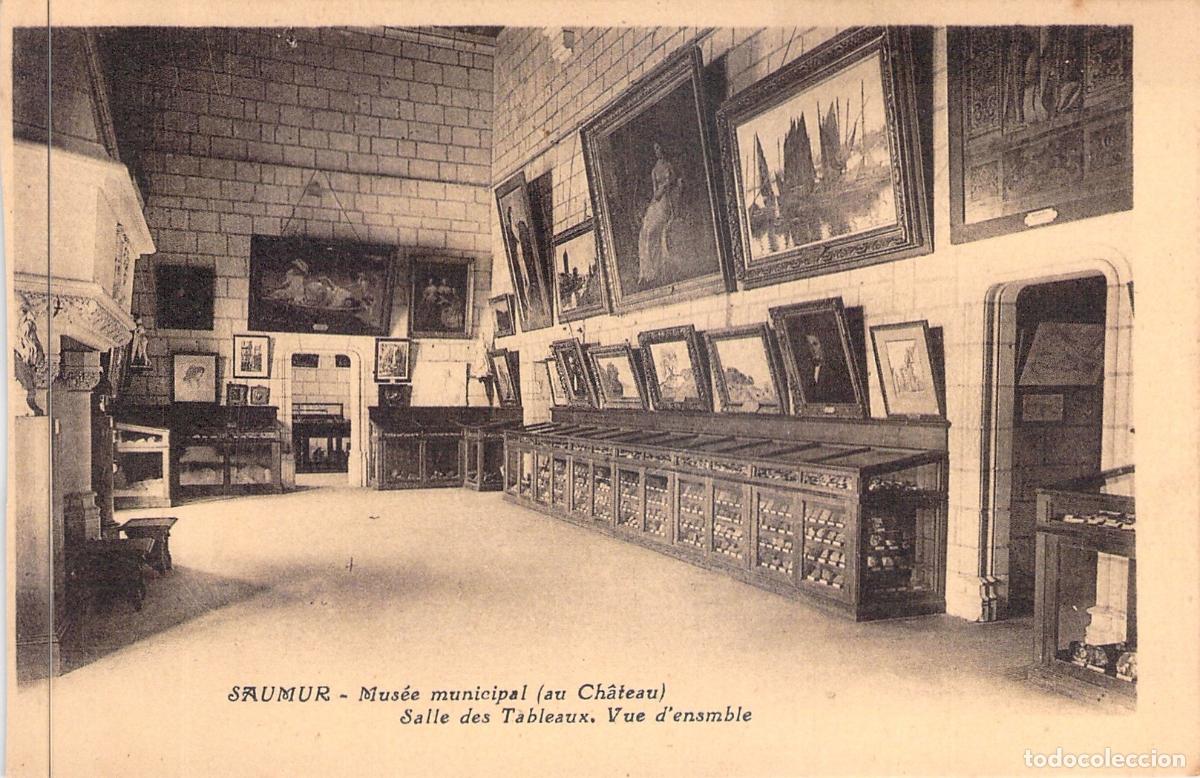 Cartes Postales: Postal Museo Municipal de Saumur Sala de Cuadros en el Castillo