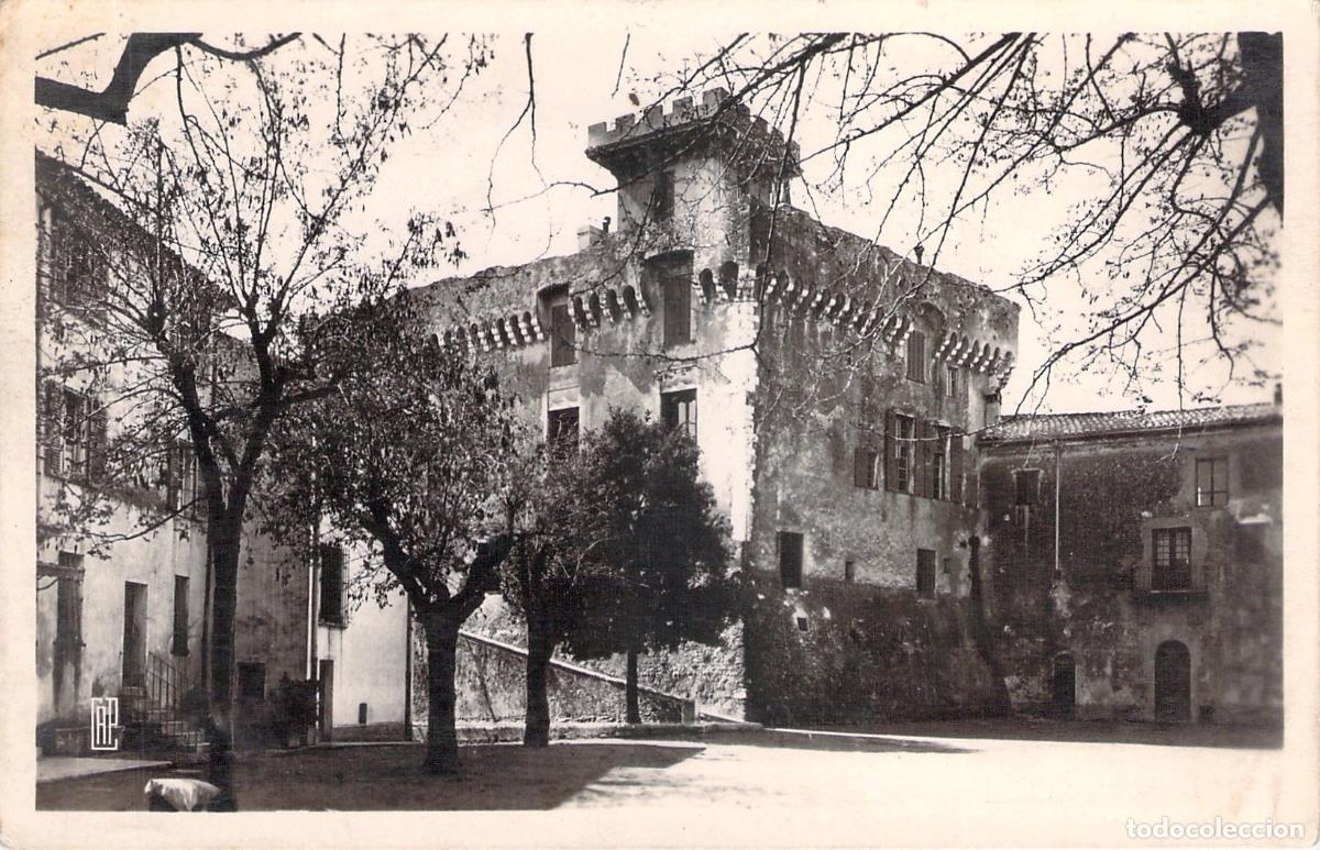 Cartes Postales: Postal Real-Photo Castillo Grimaldi en Cagnes-sur-Mer