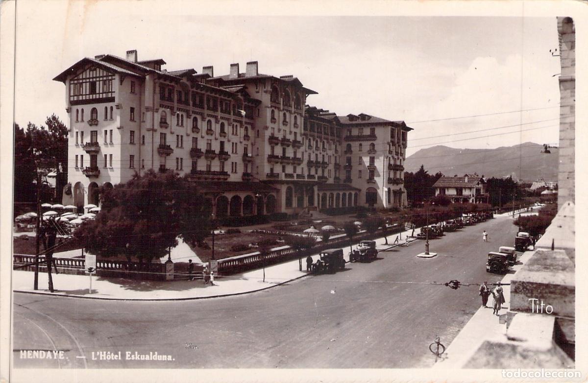 Postkarten: Tarjeta Postal del Hotel Eskualduna en Hendaye, Francia
