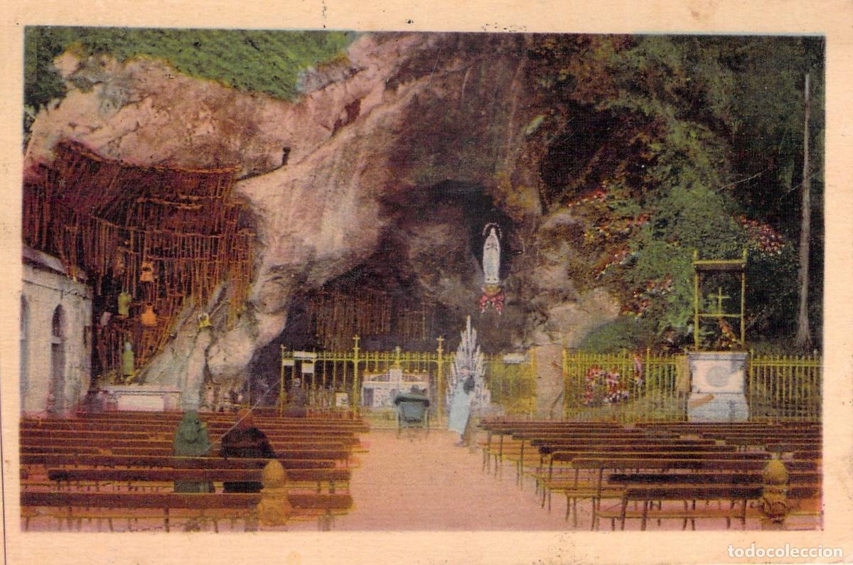Postkarten: Postal de la Gruta Milagrosa de Lourdes Francia