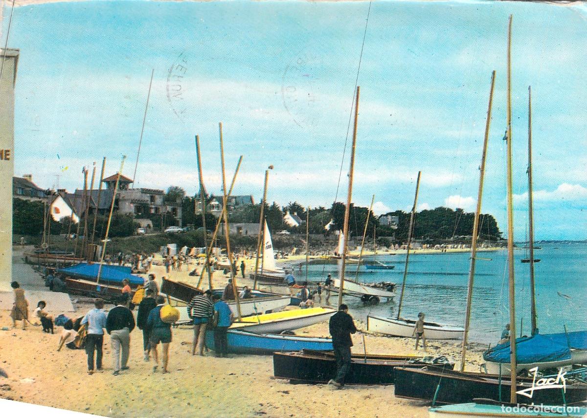 Postales: Postal de la Playa de Saint-Pierre-Quiberon, Morbihan, Francia