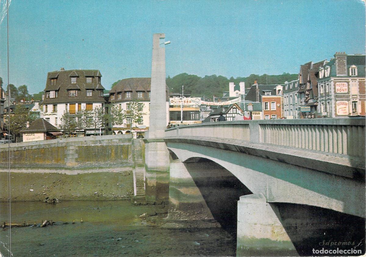 Postales: Tarjeta Postal Puente de la Touques, Deauville-Trouville, Calvados