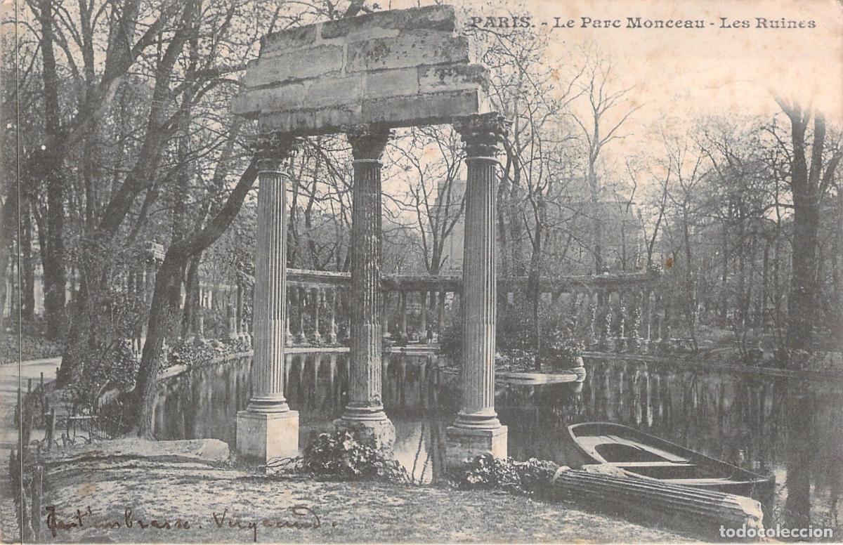 Cartoline: Tarjeta Postal de las Ruinas del Parc Monceau en Par&iacute;s