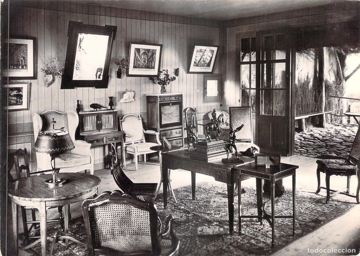 Cartoline: Postal de la Casa de Georges Clemenceau, El Sal&oacute;n, Saint-Vincent-sur-Jard