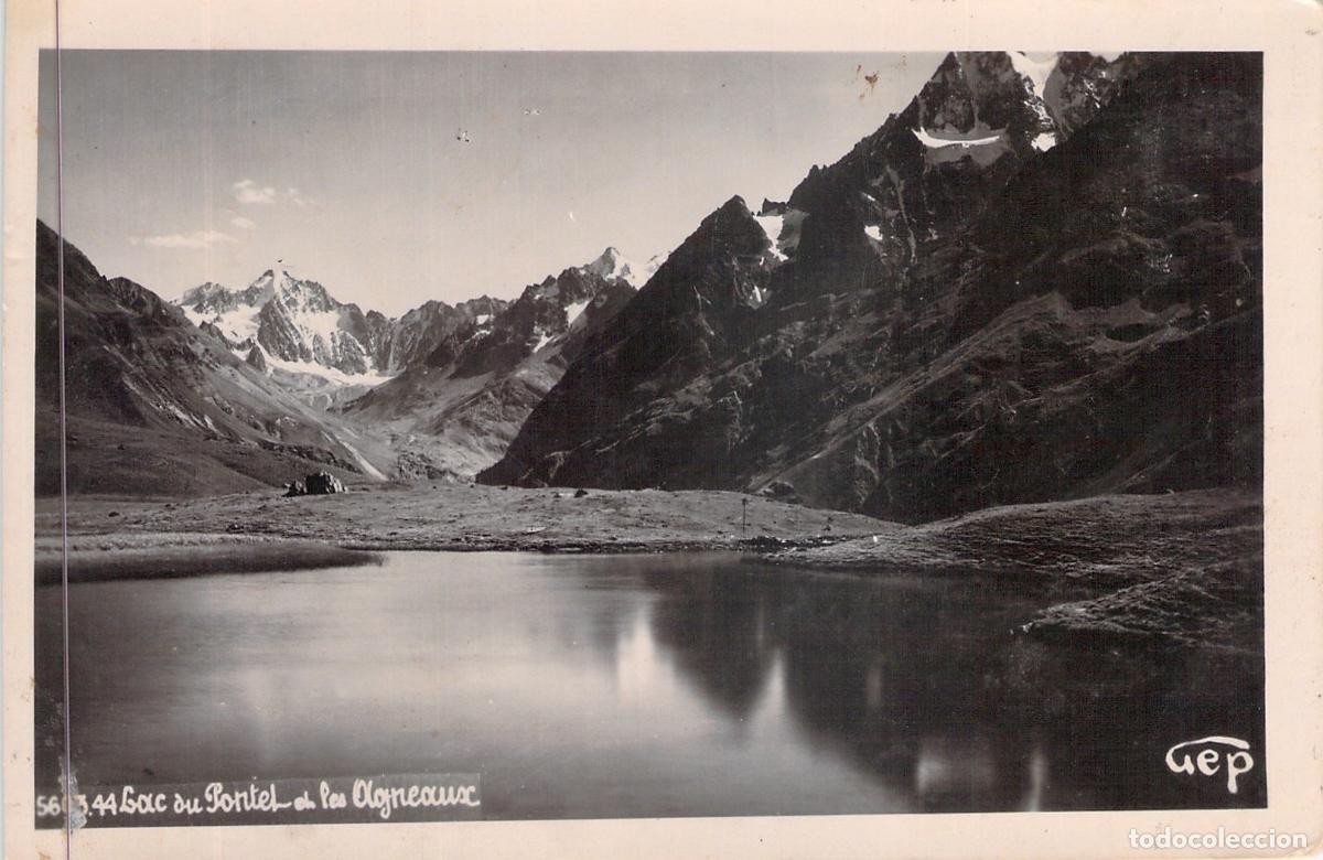 Postales: Postal de Paisaje Alpino: Lac du Pontet y Les Agneaux